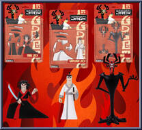 Samurai Jack Deluxe Set from 5 Points - Silent Hill manufactured by Mezco [Loose]