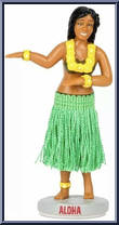 Hula Girl (Green Skirt) Action Figure