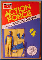 Aqua Trooper from Action Force - Q Force manufactured by Palitoy [Front]