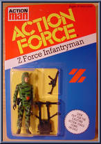 Infantryman from Action Force - Z Force manufactured by Palitoy [Front]