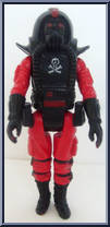 Roboskull with Red Wolf from Action Force - Red Shadows Accessories manufactured by Palitoy [Loose]