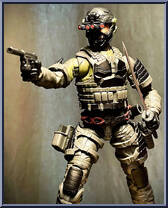 Senshi (Night Ops) from Action Force - Series 5 manufactured by Valaverse [Loose]