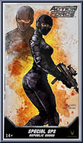 Special Ops (Republic Guard) (Female) from Action Force - Series 3 manufactured by Valaverse [Front]
