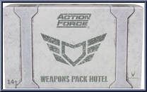 Weaons Pack Hotel from Action Force - Series 4 manufactured by Valaverse [Front]
