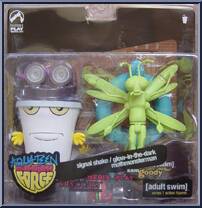 Aqua Teen Hunger Force (Signal Shake / Glow-in-the-Dark Mothmonsterman) (Sam Goody)