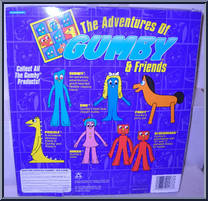 Box Set from Adventures of Gumby and Friends - Miniature Superflexibles manufactured by Trendmasters [Back]