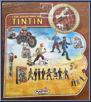Tintin and Snowy Reporter Set from Adventures of Tintin - Basic Series manufactured by Plastoy [Back]
