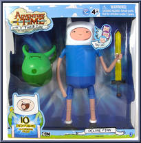 Deluxe Finn from Adventure Time - 10" Scale manufactured by Jazwares [Front]