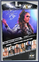 Dr. Britt Baker from AEW - Unmatched - Series  1 manufactured by Jazwares [Back]