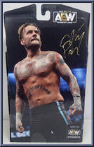 CM Punk from AEW - Unrivaled - Exclusives manufactured by Jazwares [Back]