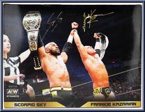 Frankie Kazarian / Scorpio Sky from AEW - Unrivaled - Tag Team Packs manufactured by Jazwares [Back]