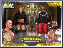 Frankie Kazarian / Scorpio Sky from AEW - Unrivaled - Tag Team Packs manufactured by Jazwares [Front]