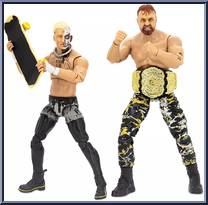 Jon Moxley vs Darby Allin from AEW - Unrivaled - Rival Packs manufactured by Jazwares [Loose]