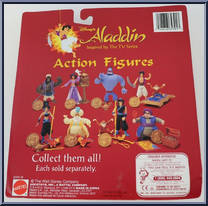 Genie (Parade Leader) from Aladdin - TV Series - Basic Series manufactured by Mattel [Back]