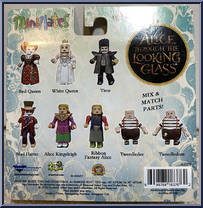 Time / White Queen from Alice Through the Looking Glass - Minimates manufactured by Diamond Select [Back]