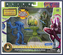 Xenomorph Swarm (Blue Alien) from Alien Collection - Basic Series manufactured by Lanard Toys [Front]
