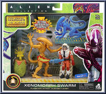 Xenomorph Swarm (Gold Alien) from Alien Collection - Basic Series manufactured by Lanard Toys [Front]