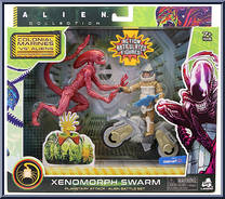 Xenomorph Swarm (Red Alien) from Alien Collection - Basic Series manufactured by Lanard Toys [Front]
