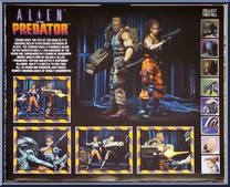 Dutch and Linn from Alien vs Predator Arcade - Basic Series manufactured by Neca [Back]