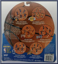 Los Angeles Lakers from All-Star MVPs - Basketball manufactured by Galoob [Back]
