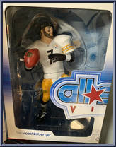 Ben Roethlisberger (White Jersey) from All-Star Vinyl - NFL manufactured by Upper Deck [Front]