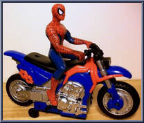 Dirt Bike from Amazing Spider-Man - Bump & Go manufactured by Toy Biz [Loose]