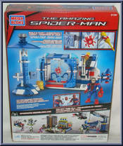 Oscorp Spider Lab from Amazing Spider-Man - Playsets manufactured by Mega Bloks [Back]