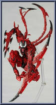 Carnage from Amazing Yamaguchi Revoltech - Marvel manufactured by Kaiyodo [Loose]