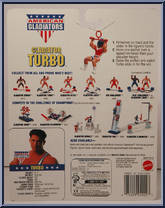 Gladiator Turbo from American Gladiators - Basic Series manufactured by Mattel [Back]