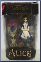 Alice (Anime Face) & Chesire Cat (Brown) from American McGee's Alice - Series 4 manufactured by Milo's Workshop [Front]