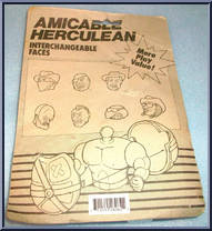 Red Pants / Green Suspenders / Bald from Amicable Herculean - Basic Series manufactured by Unknown [Back]