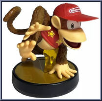 Diddy Kong from Amiibo - Super Smash Bros. manufactured by Nintendo [Loose]