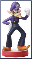 Waluigi from Amiibo - Super Mario manufactured by Nintendo [Loose]