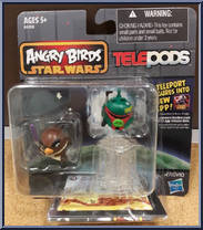 Boba Fett Pig from Angry Birds: Star Wars - Telepods - Series 1 manufactured by Hasbro [Front]