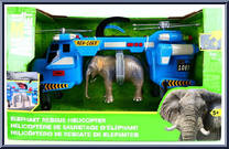 Elephant Rescue Helicopter Action Figure