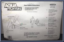Tan Fighter / Yellow Fighter from Aqua Fighters - 2-Packs manufactured by Remco [Back]