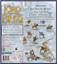 Faramir on Horseback from Armies of Middle Earth - Warriors and Battle Beasts - Wave 4 manufactured by Play Along [Back]