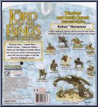 Rohan Horseman  (#2 with Sword) from Armies of Middle Earth - Warriors and Battle Beasts - Wave 7 manufactured by Play Along [Back]