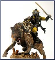 Warg Rider from Armies of Middle Earth - Warriors and Battle Beasts - Wave 2 manufactured by Play Along [Loose]