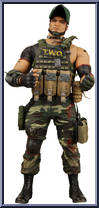 Rios from Army of Two - Basic Series manufactured by Neca [Loose]