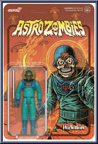 Astro Zombie (Teal / Blue) from Astro Zombies - ReAction Figures manufactured by Super7 [Front]