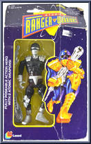 Black Warrior from Atomic Ranger Warriors - 6" Scale - Boxed manufactured by Lanard Toys [Front]