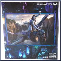 Jake Skully & Banshee from Avatar - The Way of Water - MegaFig manufactured by McFarlane [Back]
