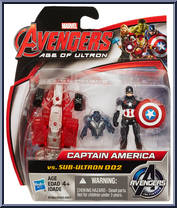 Captain America Vs Sub-Ultron 002 from Avengers - Age of Ultron - 2.5" Sub-Ultron Packs manufactured by Hasbro [Front]
