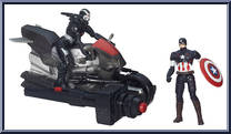 Captain America & War Machine from Avengers - Age of Ultron - 2.5" Vehicle Packs manufactured by Hasbro [Loose]