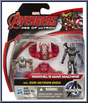 War Machine vs Sub-Ultron 006 from Avengers - Age of Ultron - 2.5" Sub-Ultron Packs manufactured by Hasbro [Front]