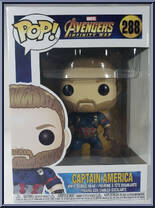 Captain America from Avengers - Avengers Infinity War Pop! manufactured by Funko [Front]