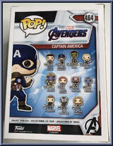 Captain America from Avengers - Avengers Pop! manufactured by Funko [Back]