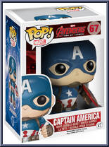 Captain America from Avengers - Avengers Age of Ultron Pop! manufactured by Funko [Front]