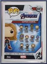 Captain Marvel (With Cards) from Avengers - Avengers Pop! manufactured by Funko [Back]